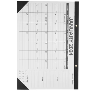 Календарь Английский Календарь Аксессуары для дома Настенные 2024-2025 Подвесные Товары для дома Офисные принадлежности