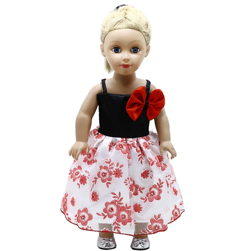 Игрушки 43-45 см, одежда для новорожденных кукол и модная юбка с принтом американской куклы