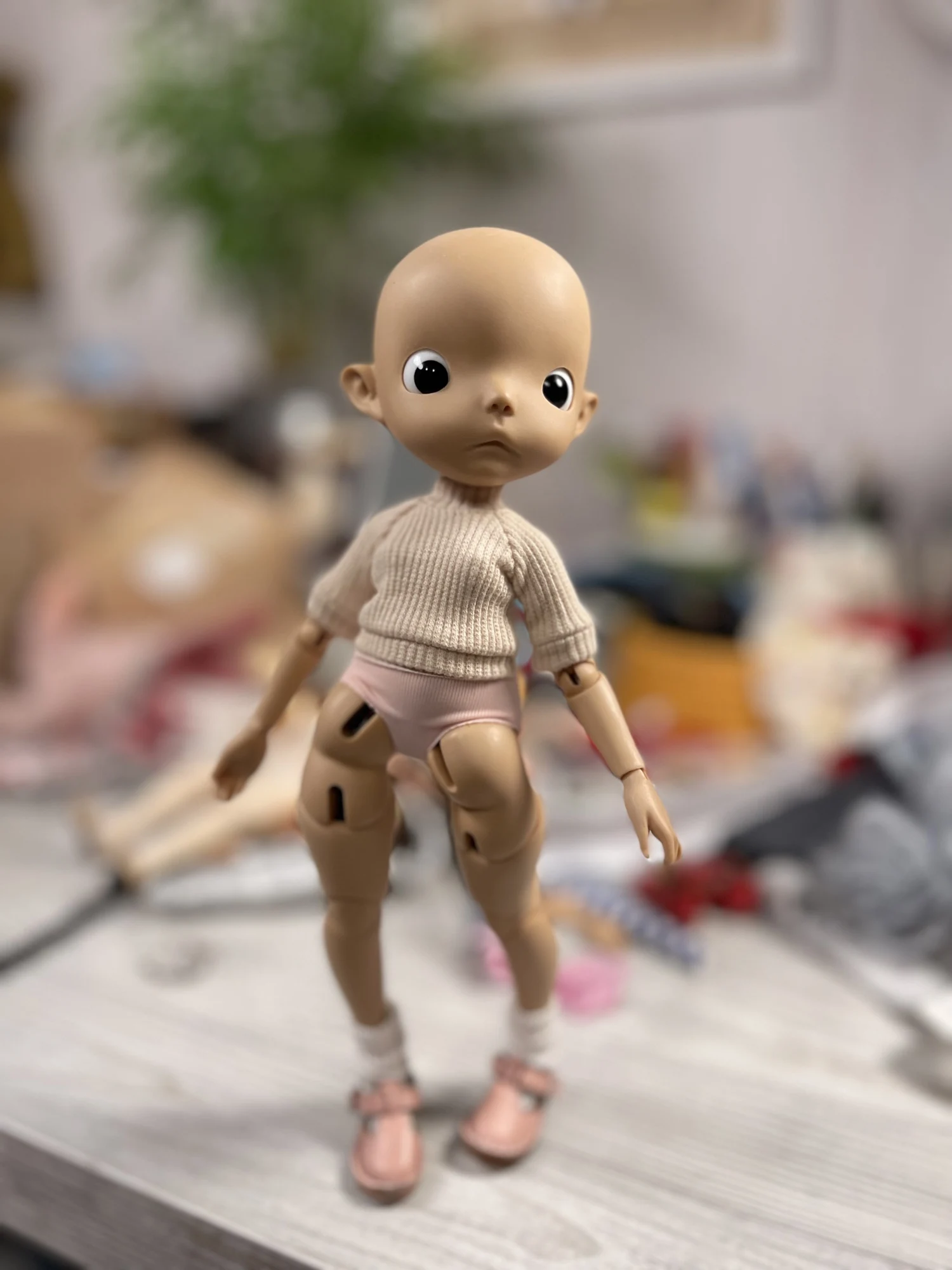 Новая 27-сантиметровая кукла BJD SD, 1/6 мясистая девочка из смолы, подвижная игрушка с мясистым суставом, сделай сам, милый точечный макияж, большие глаза