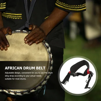 Регулируемый ремешок для барабана Джембе Африканский Ручной Барабан Ремень для ремня Малого барабана