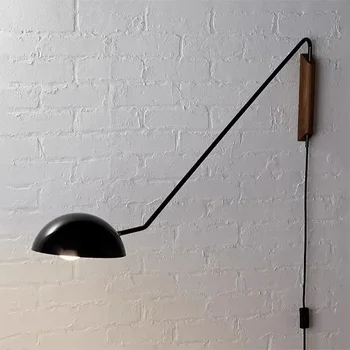 Итальянский дизайнерский настенный светильник Nordic Long Arm для фойе, спальни, кухни, домашнего декора, бра, точная копия современного осветительного прибора