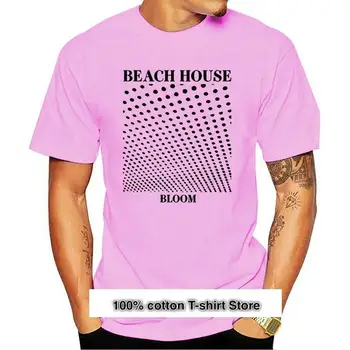 Camiseta con estampado de la Casa de la playa, álbum de flores, Pop de ensueño, color blanco y negro, talla S a 3XL, nueva
