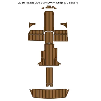 2019 Re-gal LS4 Платформа для серфинга, коврик для кокпита, лодка из вспененного EVA тикового дерева, коврик для пола на палубе