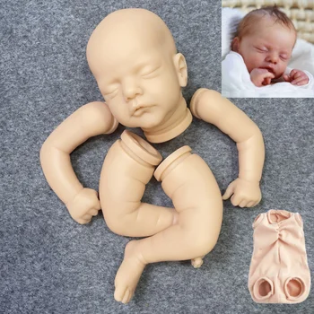 18-дюймовый Виниловый набор кукол Реборн Неокрашенный Ручной работы Baby Sam Reborn Supply DIY Doll Kit Игрушечные части куклы с тканевым корпусом
