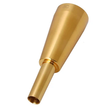 Мундштук для трубы 2X 3C Золотая металлическая труба Meg для Yamaha или Bach Conn и King Trumpet C Труба
