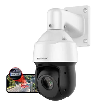 Беззеркальная камера безопасности Vikylin 4k 360 градусов с 25-кратным оптическим зумом 8 мп с автоматическим отслеживанием poe PTZ-камера 4K