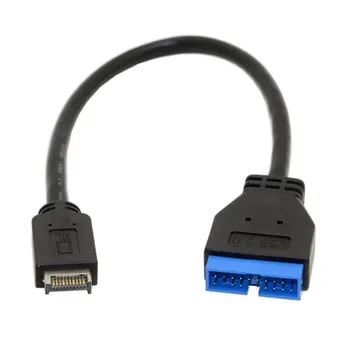 Удлинительный кабель с разъемом USB 3.1 на передней панели к разъему USB 3.0 20Pin для материнской платы ASUS 30 см