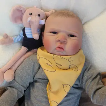 Новорожденный Ребенок Реборн 50 см 20 дюймов, Окрашенная 3D-краской Кожа с мягкой Силиконовой Куклой Реборн для дома