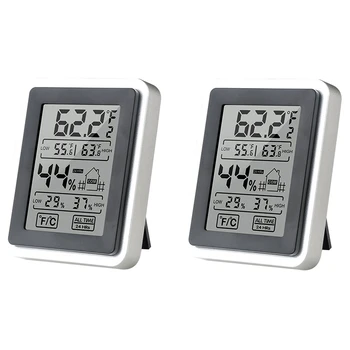 3-кратный ЖК-цифровой термометр-гигрометр, удобный датчик температуры в помещении, измеритель влажности, измерительные приборы