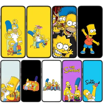 Барт Симпсон Мультфильм Симпсоны Чехол для Samsung Galaxy S21 S20 Fe S23 S22 Ultra S8 Plus A12 A13 A21S A71 S7 Корпус