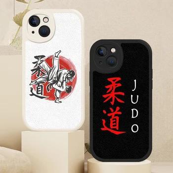 Мягкий чехол Judo Из Овечьей Кожи Для iPhone 14 13 12 11 Pro Max X XR XS 7 8 Plus SE 2020 Cover Funda