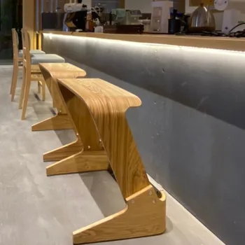 Высокий уровень внешнего вида Креативный барный стул Дизайнерский Американский остров Бар Кафе Стульчик для кормления Домашняя кухня Обеденный стул Мебель