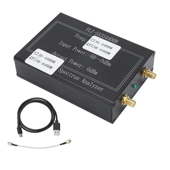 1 шт Портативный анализатор спектра частоты 138-4400 МГц, простое управление, сенсорное управление