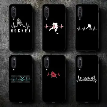 Хоккейный Чехол Для телефона Heartbeat Heart Для Xiaomi9 10 11PRO LITE Redmi NOTE7 8 9 10A PRO K40 Poco3 Shell