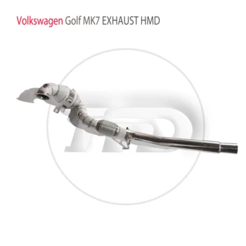 Автомобильные Аксессуары HMD Выпускная Высокоэффективная Водосточная Труба для Volkswagen Golf MK7 1.4T С Каталитическим Нейтрализатором