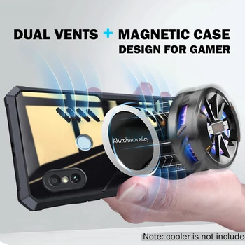 Чехол Rzants для Redmi Note 5 pro, рассеивающий тепло, графеновый магнитный чехол, беспроводной тонкий корпус телефона для геймеров