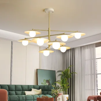 Современный минималистичный подвесной светильник YUNYI, металлический обеденный подвесной светильник, потолочный светильник, люстра для освещения гостиной и столовой