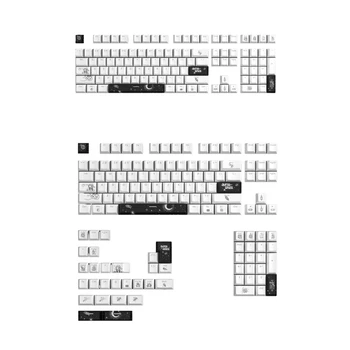 Двойные Толстые Колпачки для клавиш с Подсветкой из ПБТ Keycap CherryProfileFor Механическая клавиатура 75/87/84/108 для Переключателей CherryMX