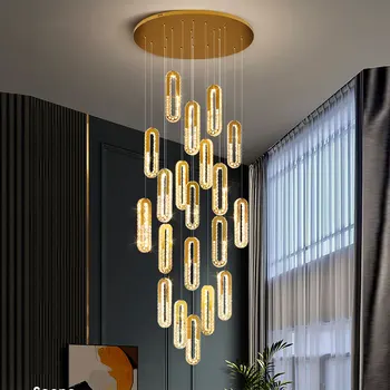 Современный декор хрустальные светодиодные фонари подвесные светильники для гостиной светодиодная люстра для столовой подвесной светильник освещение в помещении