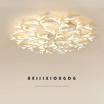 Освещение гостиной 2023 новые потолочные светильники современный простой и атмосферный дом освещение спальни комнатное искусство скандинавские светильники