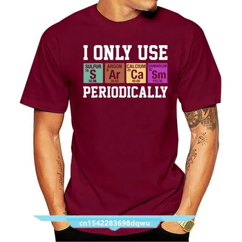 Я использую сарказм только периодически - Забавная химическая футболка, мужские футболки, модная одежда 2021 года