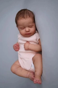 19-дюймовая мягкая силиконовая виниловая кукла Loulou во все тело Может принимать душ, реалистичная кукла с 3D-росписью кожи