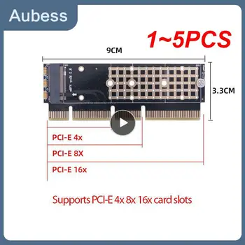 1 ~ 5ШТ для PCIE x16 карта адаптера Pci-e в m.2 Адаптер преобразования NVMe SSD адаптер m2 M Ключевой интерфейс PCI Express 3.0 x4 2230-2280