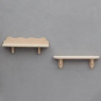 Миниатюрная вешалка для деревянного кукольного домика Высококачественная мини-вешалка для полотенец в ванной комнате в 4 стилях, вешалка для хранения кукольного домика