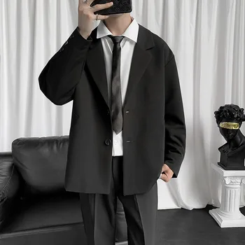 2214-R-Деловой повседневный костюм для мужчин 2023, весеннее пальто, куртка для пригородных поездок, корейский приталенный маленький костюм