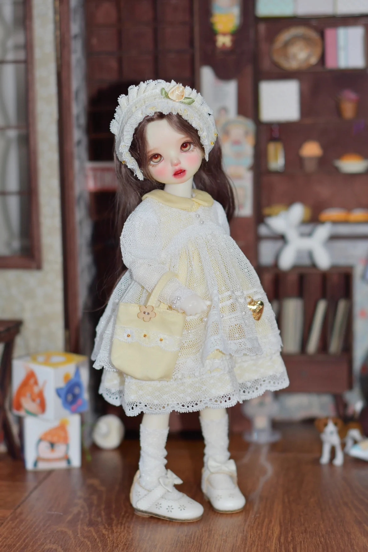 Одежда для куклы BJD подходит для милой кукольной одежды 1/6 размера, комплект милого платья для куклы BJD, аксессуары для куклы 1/6 размера (5 баллов)