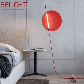8686LIGHT Скандинавский красный торшер, Модная Современная Семейная гостиная, Креативный светодиодный декоративный светильник для спальни