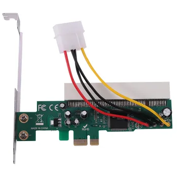 Карта адаптера PCI-Express к PCI Слот PCI-E X1/X4/X8/X16 с 4-контактным кабелем питания